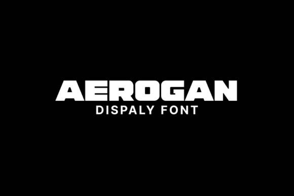 Aerogan: A Bold Display Typeface for Modern Design