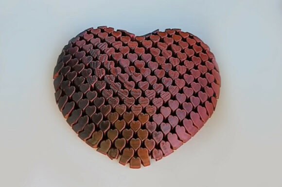 Articulated 3D Printable Heart Model
