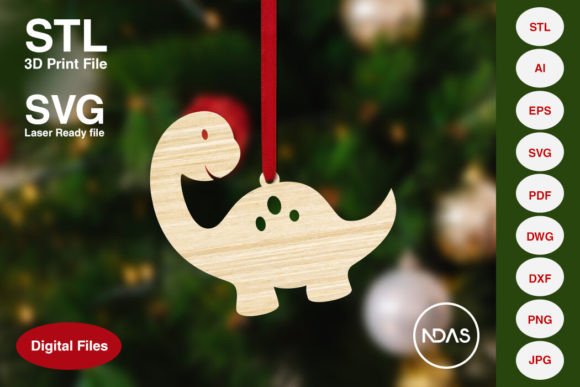 Brachio Baby Dinosaur Christmas Ornament: A Unique Holiday Decoration Option