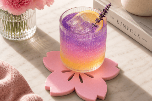 Cherry Blossom Coaster STL Design