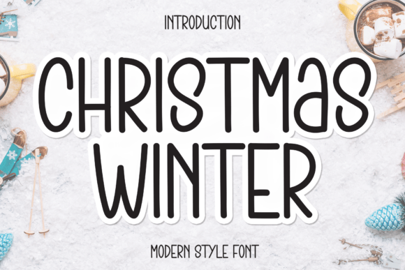 Christmas Winter Font: A Touch of Magic in Your Designs