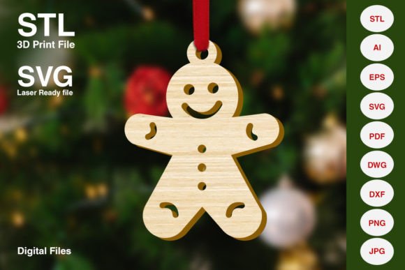 Gingerbread Man Christmas Decoration: A Versatile Ornament for Creative and Decorative Projects