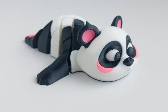 Introducing the 🐼 Cute Articulated Panda 3D Print Model: A Fusion of Creativity and Innovation