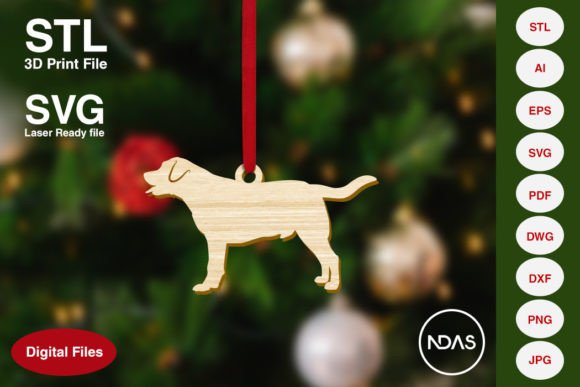 Labrador Retriever Christmas Decoration