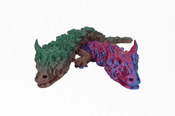 Mineral Flexi Dragon 3D Model