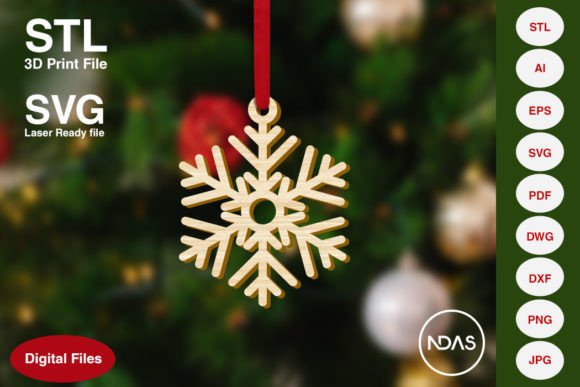 Snowflake Christmas Tree Decoration 2: A Versatile and Creative Ornament for Your Holiday Decor