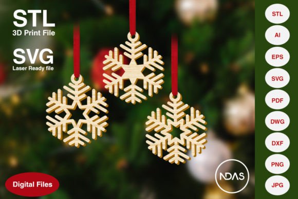 Snowflake Christmas Tree Ornament Bundle: A Versatile Solution for Creative Holiday Decor